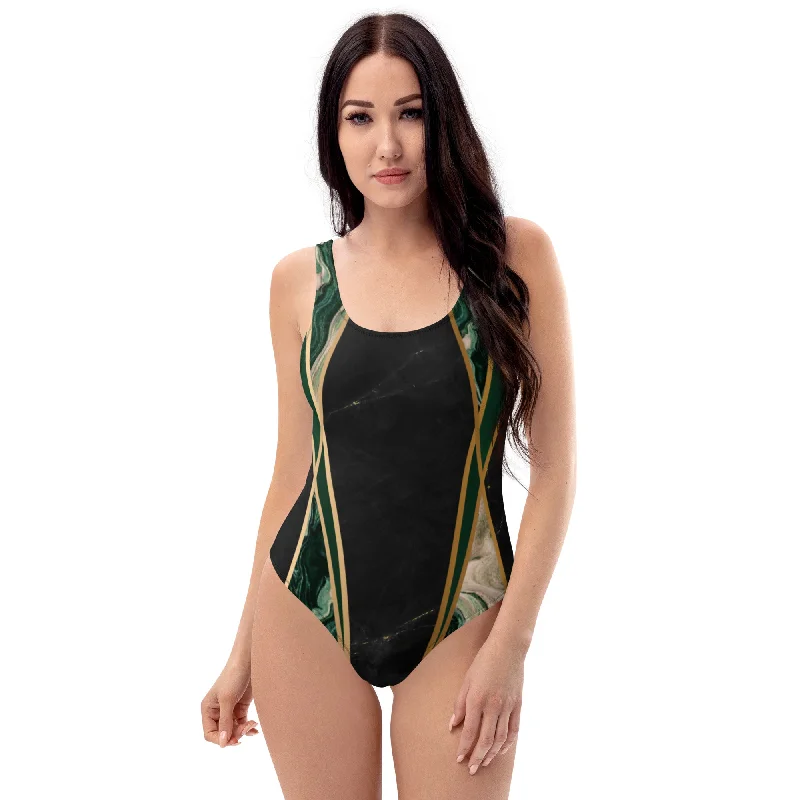 GREEN MARBLE Women's Swimsuit Stylish Swimsuit Set