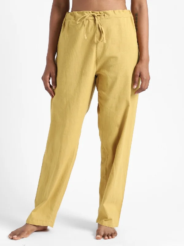 Turmeric Yellow Pants - Hand Spun & Hand Woven - Organic Cotton & Naturally Dyed Comfortable Fleece Pants Turmeric Yellow Pants - Hand Spun & Hand Woven - Organic Cotton & Naturally Dyed Comfortable Fleece Pants