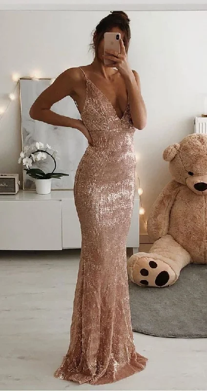 stunning sequined long prom dresses, mermaid rose gold prom dresses, sexy party dresses for teens cg6839 Mermaid Tail Wedding stunning sequined long prom dresses, mermaid rose gold prom dresses, sexy party dresses for teens cg6839 Mermaid Tail Wedding