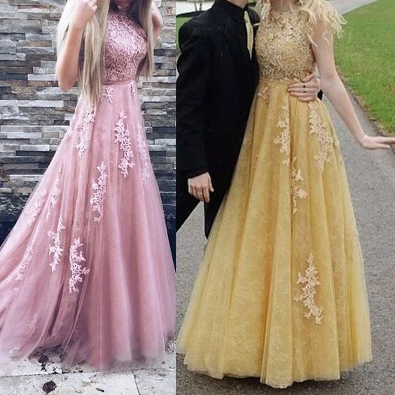 Long Prom Dresses A Line Appliques Lace Sleeveless Blush Pink Formal Evening Gowns Prom Dress Party Dress cg7086 Tunics Stylish elegant Long Prom Dresses A Line Appliques Lace Sleeveless Blush Pink Formal Evening Gowns Prom Dress Party Dress cg7086 Tunics Stylish elegant